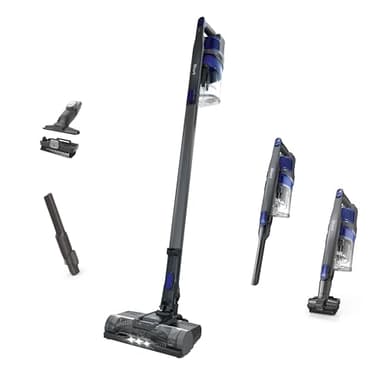 Shark Pet Cordless Stick Vacuum | HyperVelocity Suction, XL Dust Cup, LED Headlights | Removable Handheld with Crevice & Pet Multi-Tool | 40-Min Runtime | Lightweight, Portable | Grey | IX141